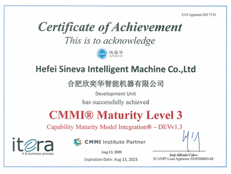 CMMI3級認(rèn)證